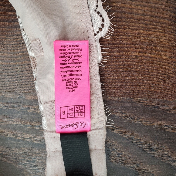La Senza Strapless Bra Lightly Lined 34B - Picture 4 of 6
